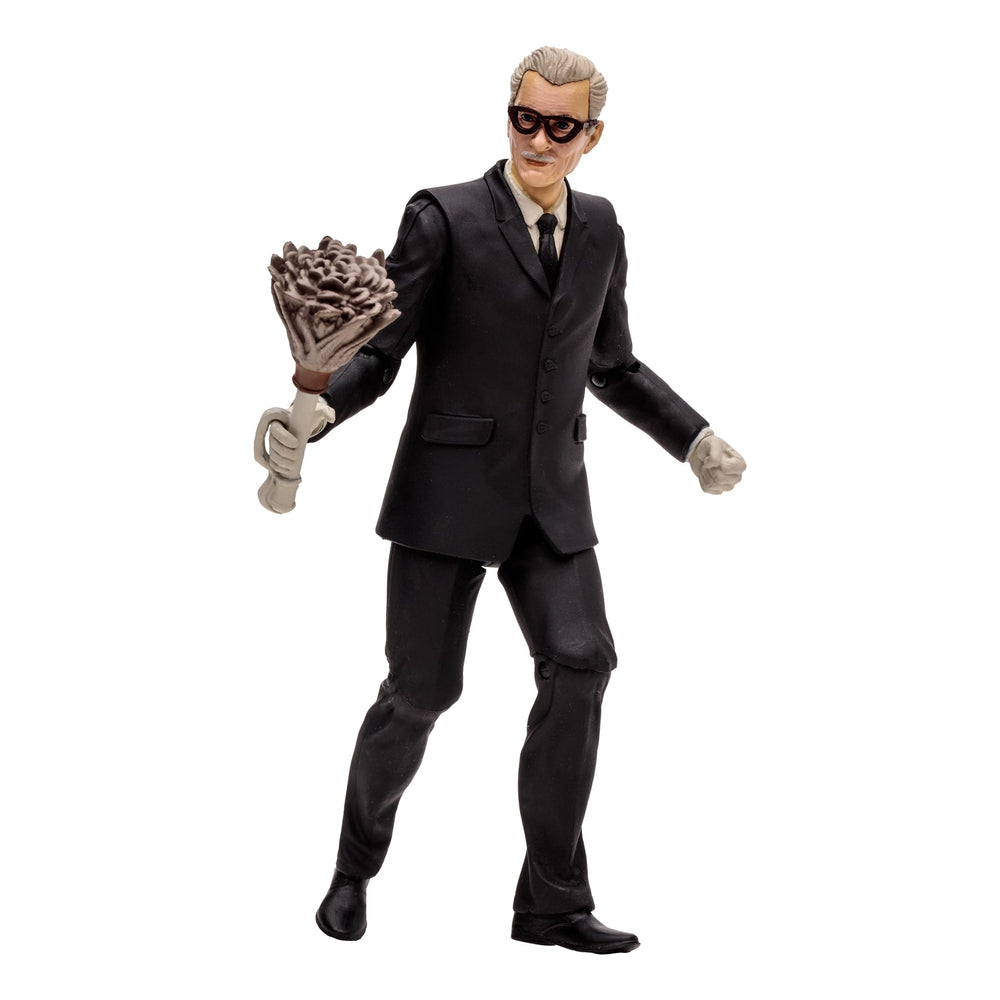 McFarlane Toys DC Retro Alfred Pennyworth front view for striking shelf display