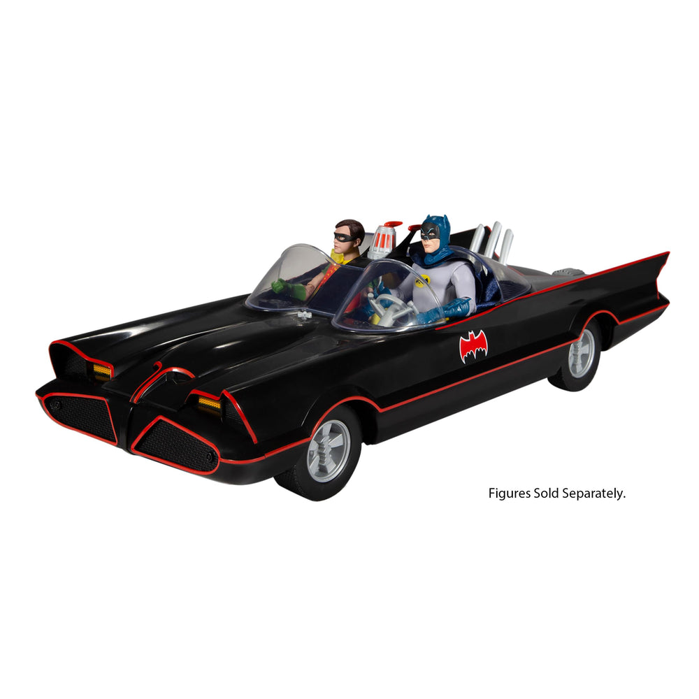 McFarlane Toys DC Retro Batmobile rotating steering wheel for dynamic posing