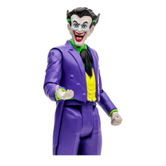 Joker figure articulation close up showing 12 movable parts for dynamic posing.