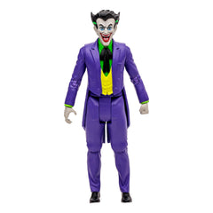 McFarlane Toys DC Retro Joker figure front view, ideal for display with Batman collectibles.