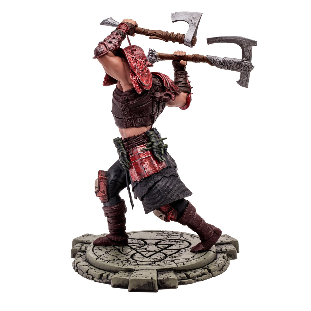 McFarlane Toys Blood Necromancer display base supports dynamic setups