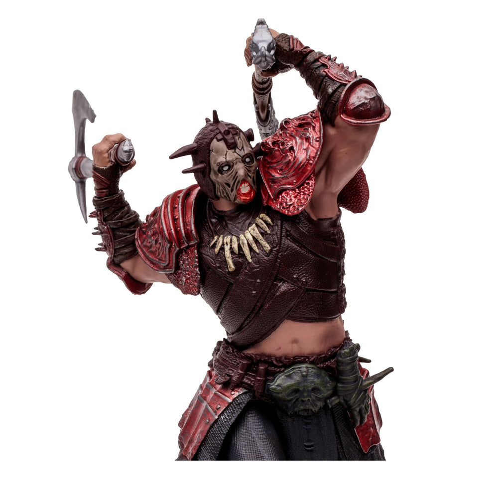 McFarlane Toys Diablo IV Rend Barbarian interchangeable head for customization