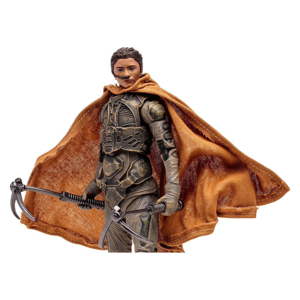 McFarlane Toys Dune Part Two Stilgar figure highlighting desert survivor gear.