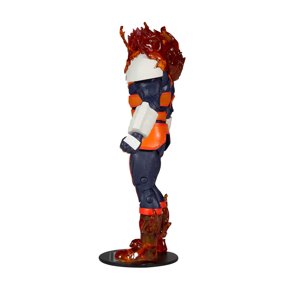 McFarlane Toys Endeavor transparent flames highlight his iconic energy.