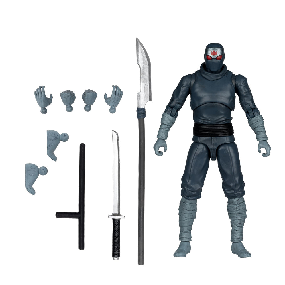 McFarlane Toys Foot Soldier 5in front view with poseable joints for dynamic posing.
