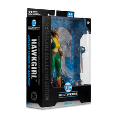 McFarlane Toys Hawkgirl wings-closed portrait highlights sculpt