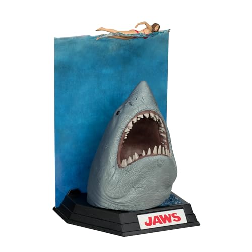 McFarlane Toys Jaws 50th Anniversary 6in figure environmental base enhances dioramas