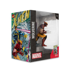 McFarlane Toys Wolverine 1:10 scene backdrop adds context to the pose