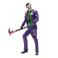 McFarlane Toys Mortal Kombat Joker Bloody close-up smile detail for realism