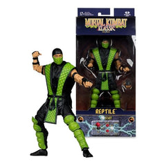 McFarlane Toys Mortal Kombat Klassic Reptile 7in sturdy base supports display