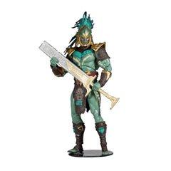 McFarlane Toys Kotal Kahn figure front view for display and poseability