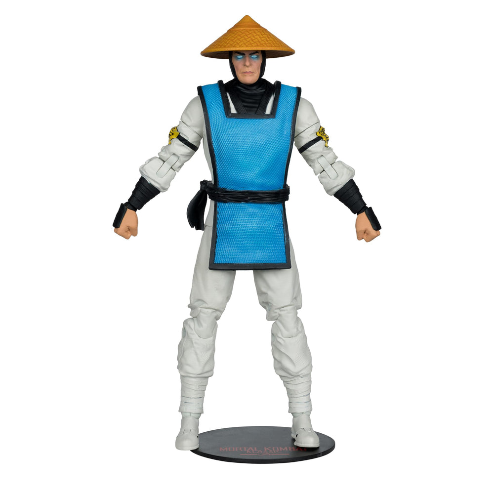 Detailed sculpt and paint for authentic Raiden appearance