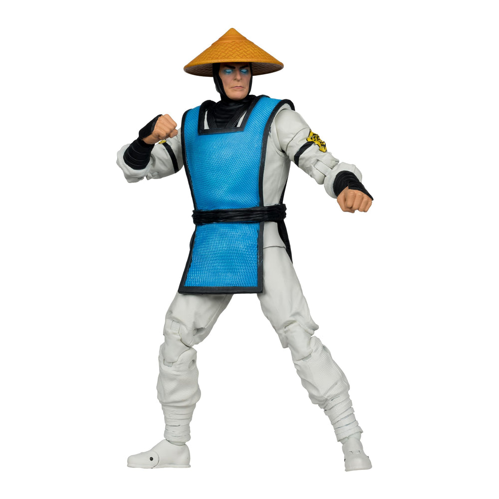 McFarlane Raiden figure front view with detailed 7-inch scale