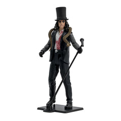 McFarlane Toys Music Maniacs Alice Cooper 6in figure front view for display and posing.