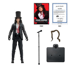 Includes microphone and stand for dynamic stage poses.