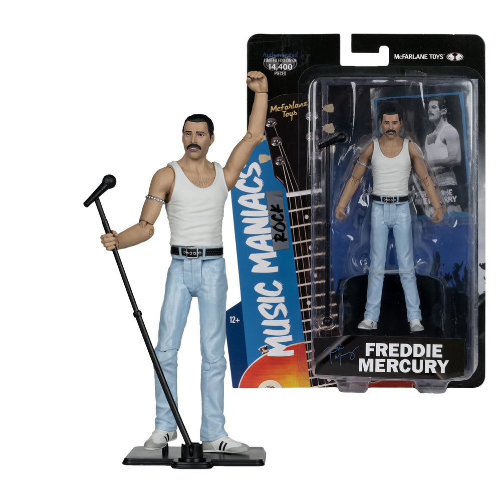 McFarlane Toys Music Maniacs Rock Freddie Mercury Live Aid look