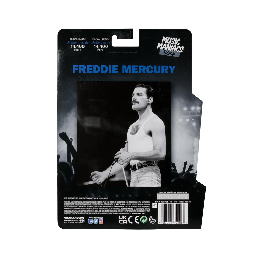 McFarlane Toys Music Maniacs Rock packaging side view design