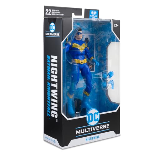 Nightwing poseable figure ready for action diorama setups.
