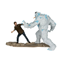 McFarlane Toys Red One Jack O'Malley vs Snowman environmental base supports dynamic displays.