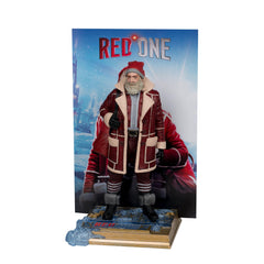 McFarlane Toys Red One Nick figure includes art card and bonus item for collectors.