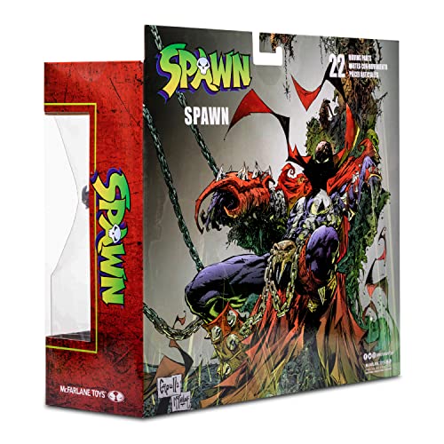 McFarlane Toys Spawn Deluxe packaging artwork boosting shelf appeal
