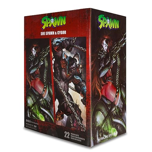 McFarlane Toys Spawn display diorama-ready scene.