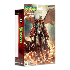 McFarlane Toys Nightmare Spawn close-up textures showcase fabric and wing details.