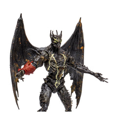 McFarlane Toys Nightmare Spawn wings articulation detail for dynamic posing.