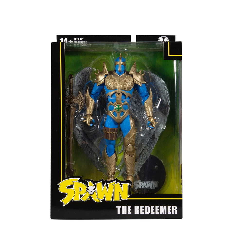 McFarlane Toys Spawn Redeemer detail-rich textures on armor and fabric