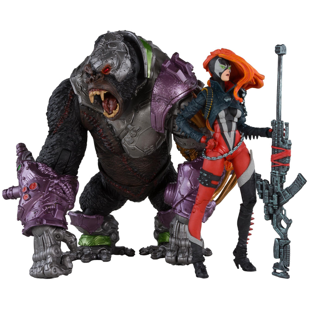 McFarlane Toys Spawn She-Spawn front view figure for display and collecting.