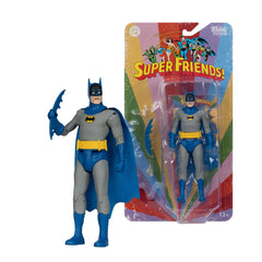 McFarlane Toys Super Friends Bizarro Batman back view shows retro styling.