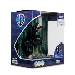 McFarlane Trinity side-profile emphasizes sculpt texture and costume