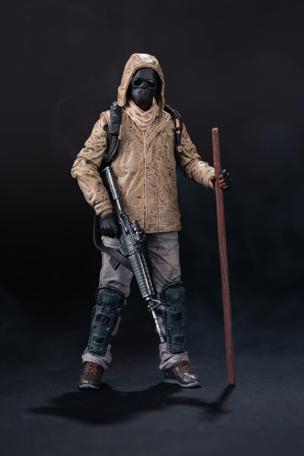 Display-ready Morgan Jones collection with other Walking Dead figures