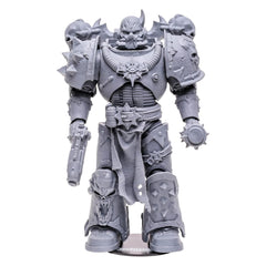 McFarlane Toys Warhammer 40K Chaos Space Marine AP Variant in dynamic pose for display.