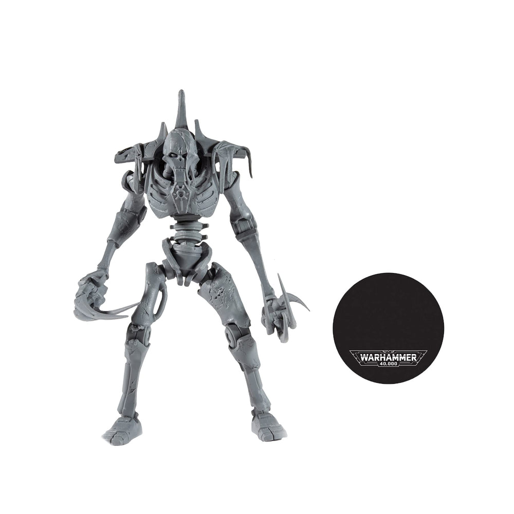 McFarlane Toys Necron Flayed One pose setup for dynamic photography