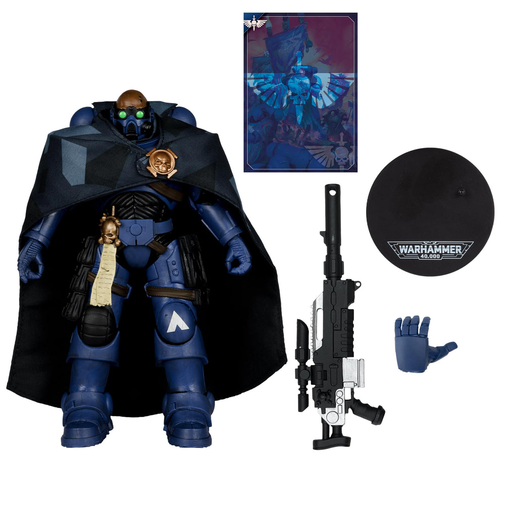 McFarlane Toys Warhammer Eliminator extra hand enables varied poses.