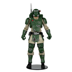 McFarlane Toys Kasrkin extra hands enable versatile posing options.
