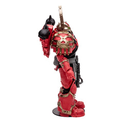McFarlane Toys World Eaters Khorne Berzerker alternate hands accessory close-up.