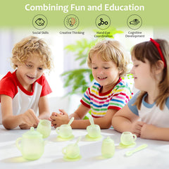 MCGMITT silicone spoons enable easy pouring for little hands