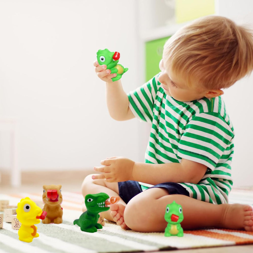Mchochy Dino Tongue Out blue toy provides colorful stress-relief play