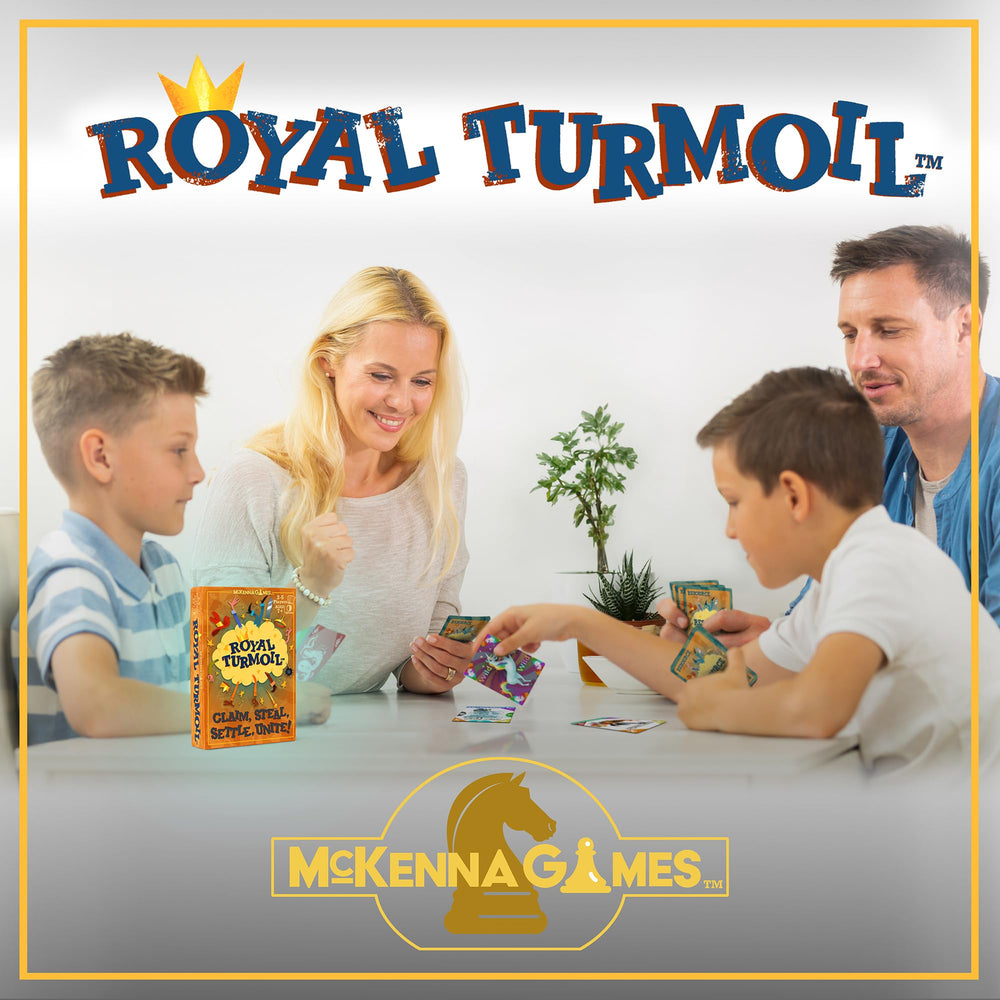 McKenna Games Royal Turmoil travel-case convenient on-the-go entertainment.