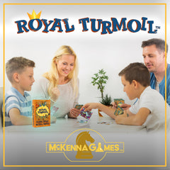 McKenna Games Royal Turmoil travel-case convenient on-the-go entertainment.
