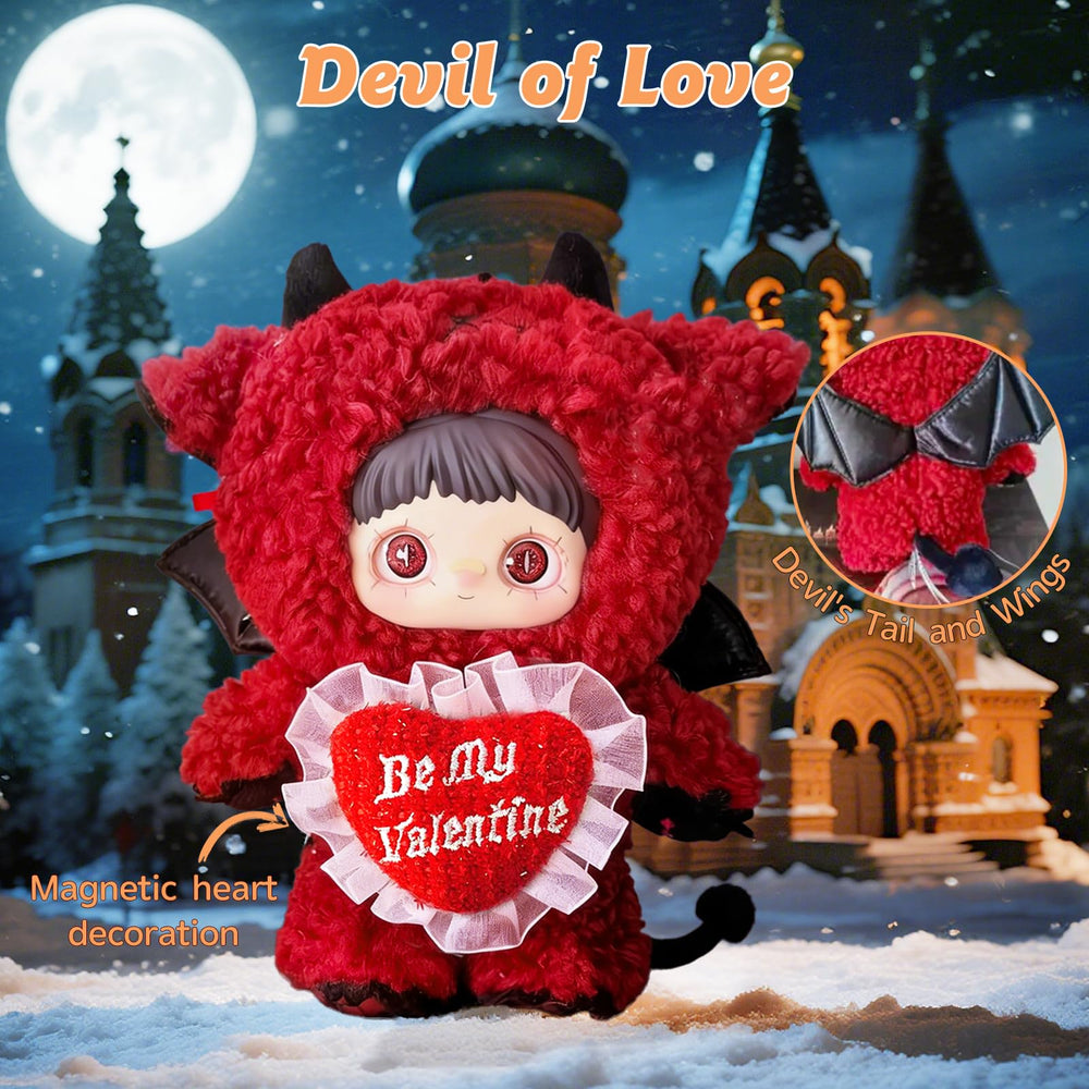 Mckkymi Maymei Be My Valentine sign plush ideal as cute desk companion
