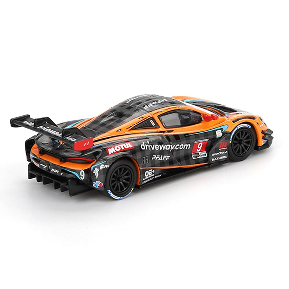 McLaren 720S GT3 Evo Pfaff Motorsports diecast body for durable miniature.