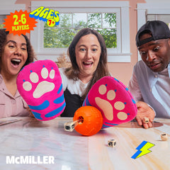 MCMILLER Cat Mitt Game dice roll chaos sparks fast-paced fun for all ages.