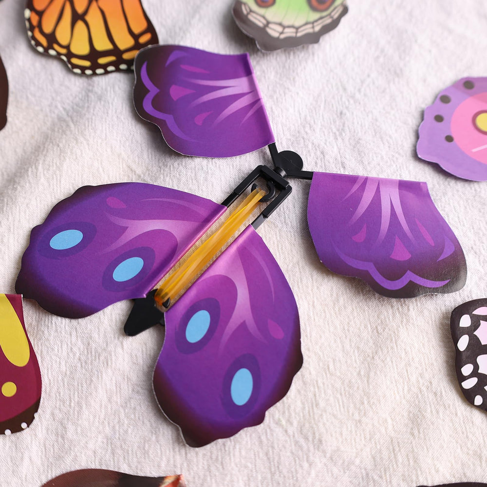 MCPINKY butterfly surprise in card or book for special gift moments.