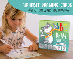 MD CREATIVE two-sided abc flashcards promote practice and handwriting control