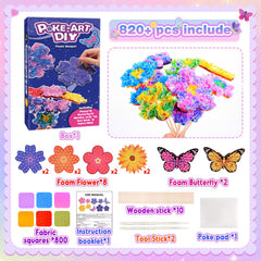 Instruction manual guiding beginner flower assembly