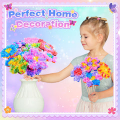 Wooden stems provide sturdy structure for bouquet assembly