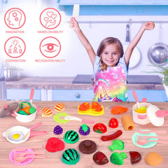 Meaicezli kid friendly utensils and dishes for safe pretend cooking